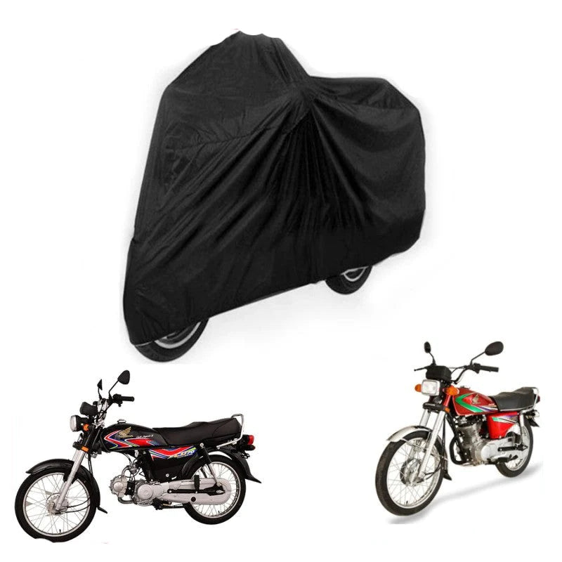 Motorcycle Parachute Top Cover for CD 70 & CG 125 - Multi Color - Bike's Body Protection Cover